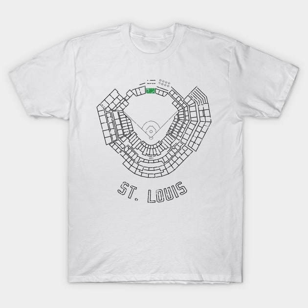 Busch Stadium T-Shirt by kellyoconnell